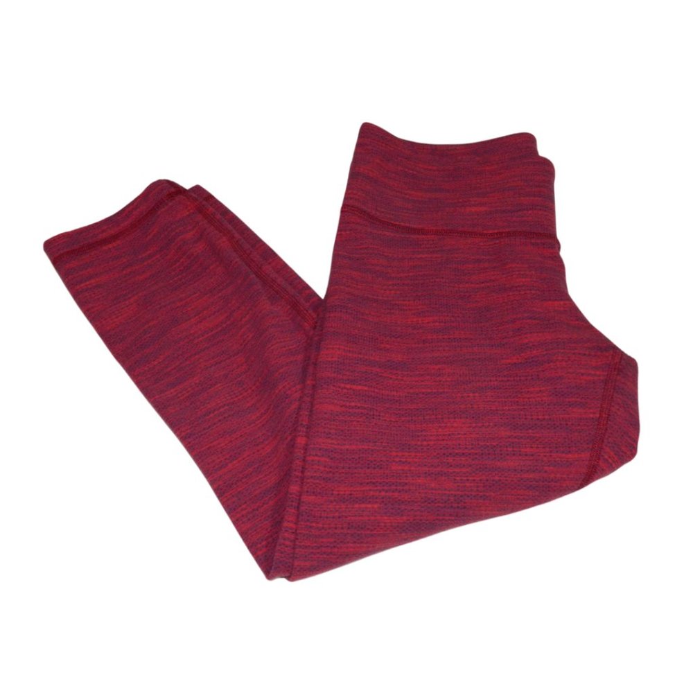 Lululemon Size 6 Wunder Under Crop II Leggings Heather Pink
